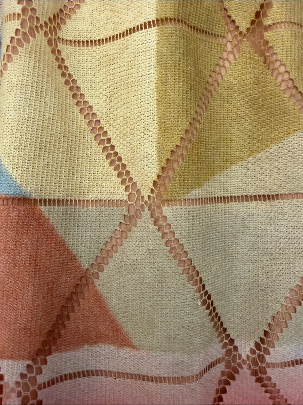 Anthropologie Akemi + Kim Tie-Strap Multicolor Geometric Summer Top - Picture 6 of 8